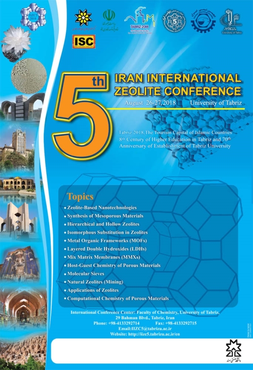 خلاصه مقالات پنجمین کنفرانس بین‌المللی زئولیت انجمن شیمی ایران