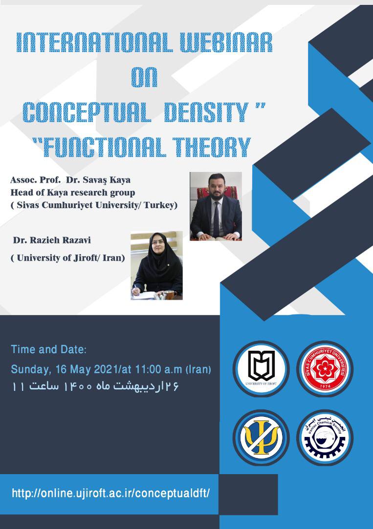 International webinar on:  Conceptual Density Functional Theory