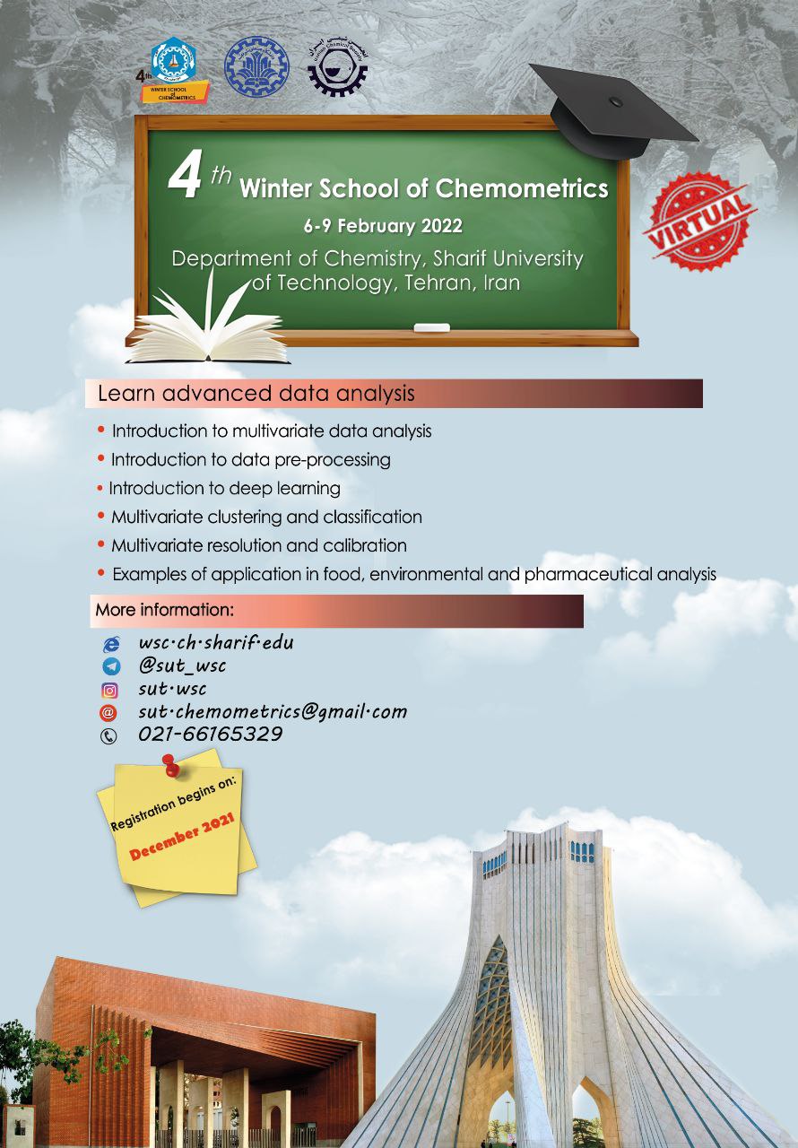  4th Winter School of Chemometrics
