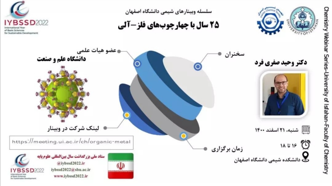 ۲۵ سال با چهارچوب های فلز_آلی