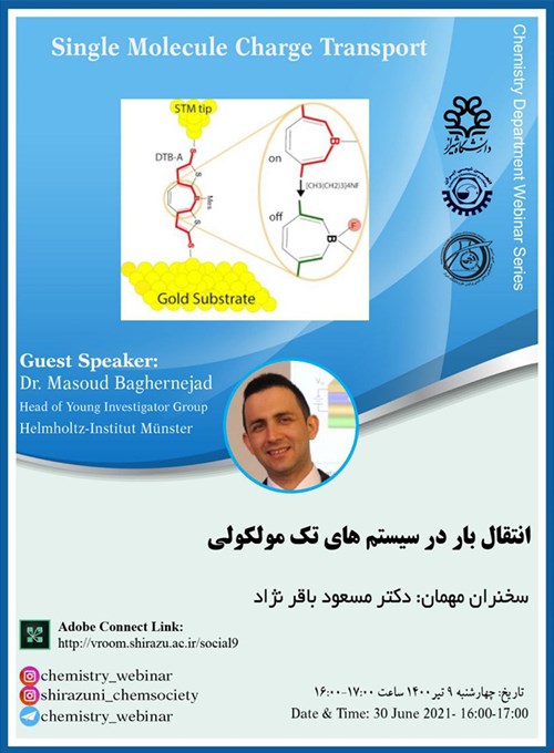 فیلم وبینار انتقال بار در سیستم های تک مولکولی
