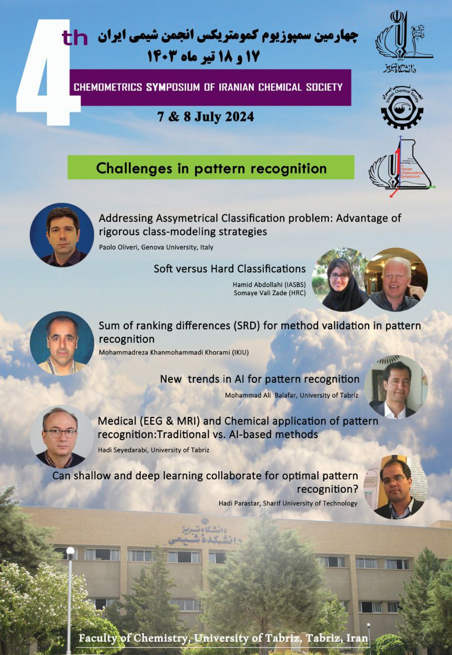 4th Chemometrics Symposium of Iranian Chemical Society
