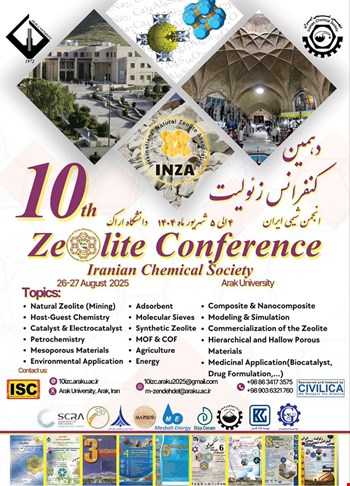برنامه زمانبندی دهمین کنفرانس زئولیت انجمن شیمی ایران