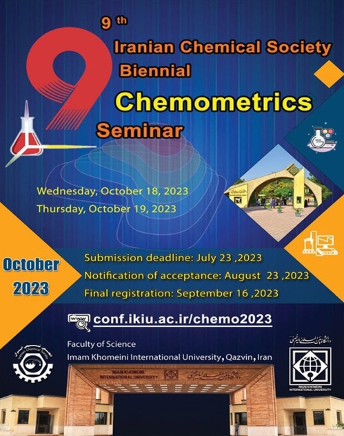 Abstracts of the 9th Iranian Chemical Society Biennial Chemometrics Seminar
