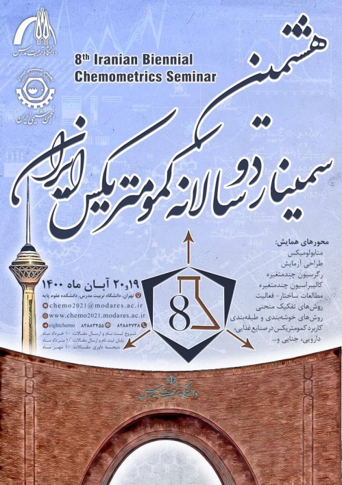 حق ثبت نام انجمن شیمی در هشتمین سمیناردوسالانه کمومتریکس انجمن شیمی ایران